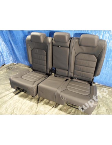 VW SPORTSVAN KANAPA TYLNA SKÓRA CZARNA JAK NOWA