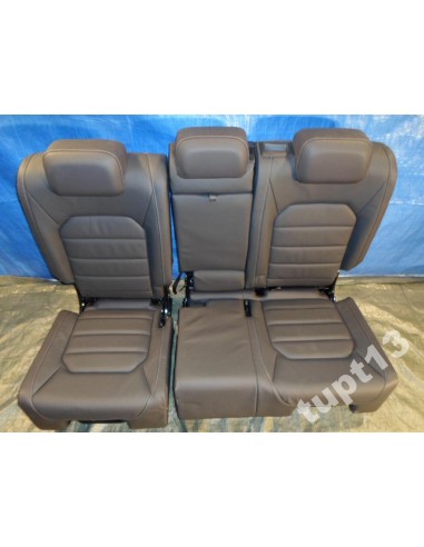 VW SPORTSVAN KANAPA TYLNA SKÓRA CZARNA JAK NOWA