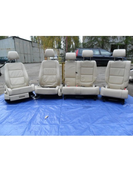 VW GOLF VI PLUS FOTELE PRZÓD TYŁ KOMPLETNE WNĘTRZE SKÓRA PLASTIKI TAPICERKI