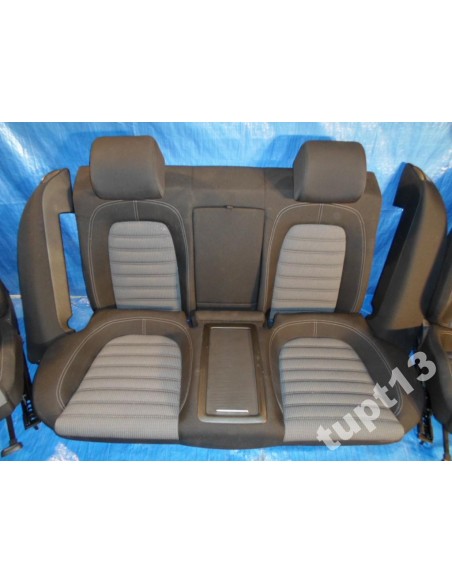 VW CC FL 2012-14 WNĘTRZE FOTELE KOMPLET CZARNE