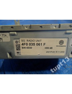 VW TOUAREG 2010-14R TUNER RADIOWY 4F0035061F 2