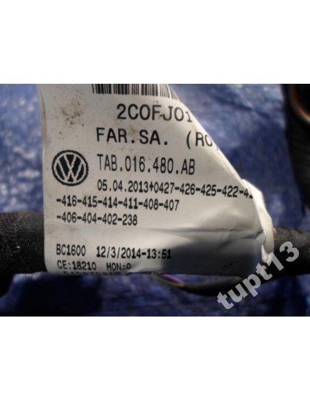 VW SPORTSVAN 1.6 TDI WIĄZKA ELEKTRYCZNA WNĘTRZA