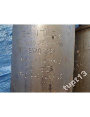 AUDI S3 8V0 2.5 TFSI UKŁAD WYDECHOWY TŁUMIK