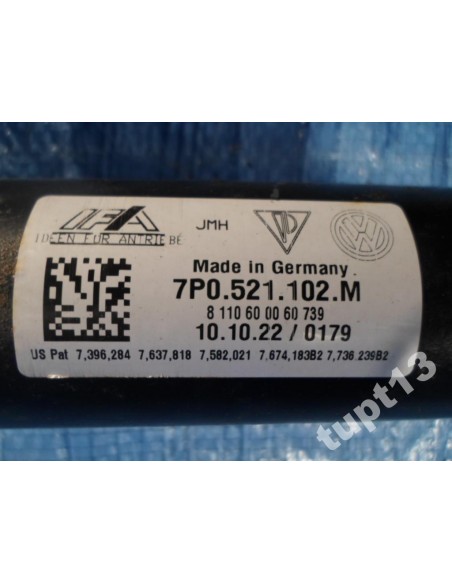 VW TOUAREG FL 3.0 TDI WAŁ NAPĘDOWY KOMPLETNY