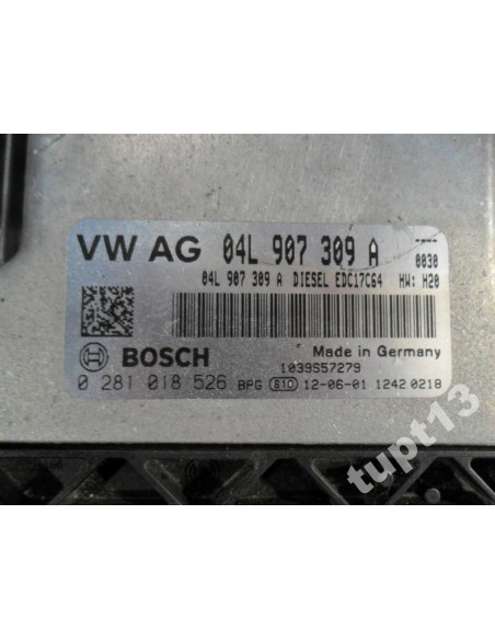 VW GOLF VII STEROWNIK SILNIKA TDI 04L907309A