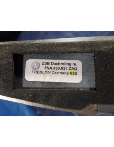 VW TIGUAN 5NA 16-17 R RELINGI DACHOWE CHROMOWE