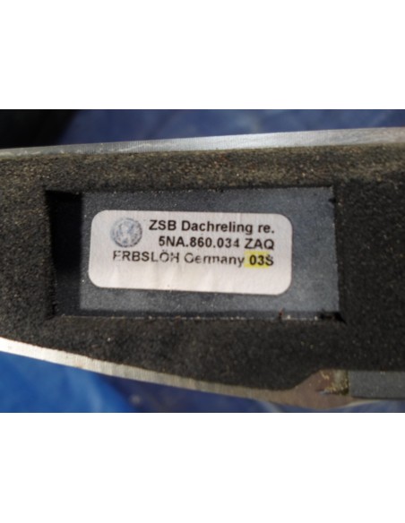 VW TIGUAN 5NA 16-17 R RELINGI DACHOWE CHROMOWE