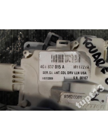 VW TOUAREG 2010-14 R ZAMEK DRZWI LEWY PRZÓD