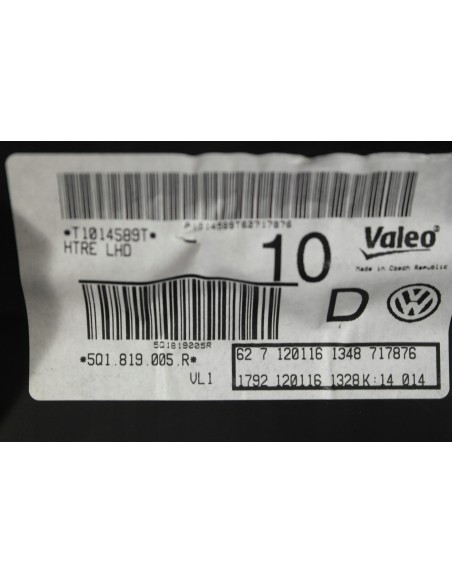 VW AUDI SEAT SKODA NAGRZEWNICA 5Q1819005R