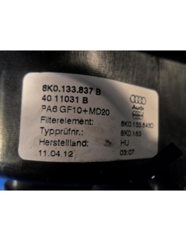 AUDI A4 08-14R 3.0 TDI OBUDOWA FILTRA 8K0133837B