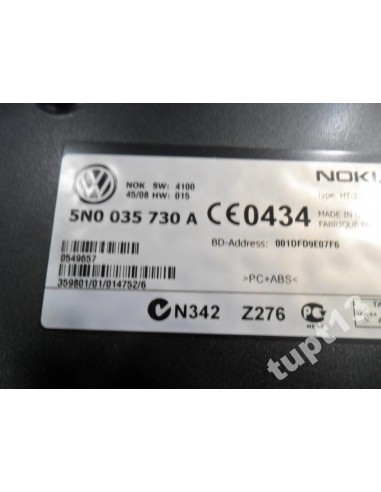 VW STEROWNIK MODUŁ TELEFONU ORYGINAŁ 5N0 035 730 A