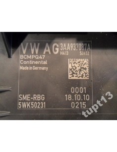 VW PASSAT B7 STEROWNIK MODUŁ KOMFORTU 3AA937087A 2