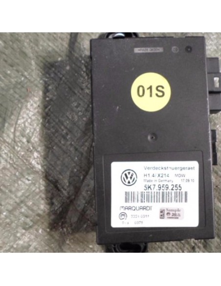 VW GOLF VI CABRIO STEROWNIK MODUŁ DACHU 5K7959255