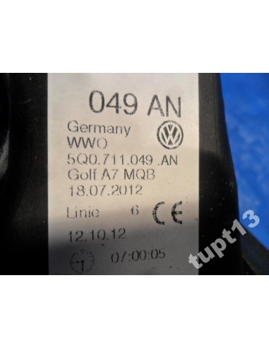 VW GOLF VII KASETA WYBIERAK BIEGÓW 5Q0711049AN