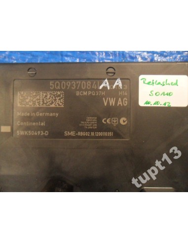 VW GOLF VII STEROWNIK MODUŁ KOMFORTU 5Q0937044AA