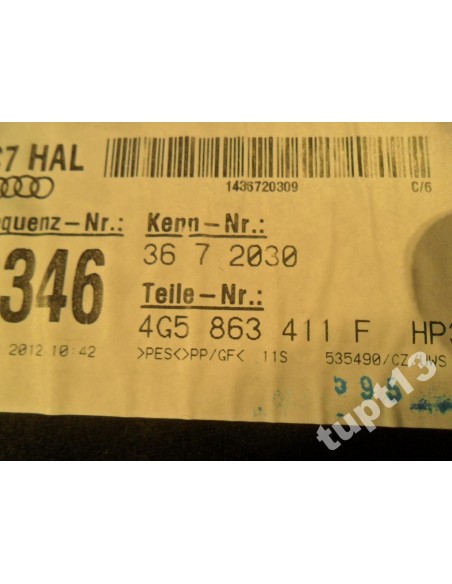 AUDI A6 4G0 PÓŁKA TYLNA SEDAN