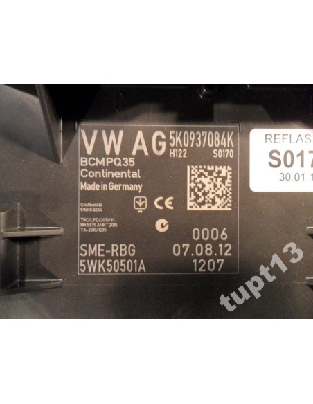 VW STEROWNIK MODUŁ KOMFORTU 5K0937084K