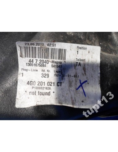 AUDI A6 A7 4G0 ZBIORNIK PALIWA BAK DISEL 4X4