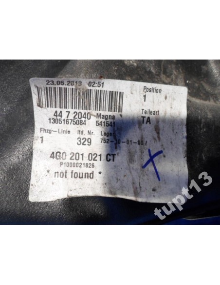 AUDI A6 A7 4G0 ZBIORNIK PALIWA BAK DISEL 4X4