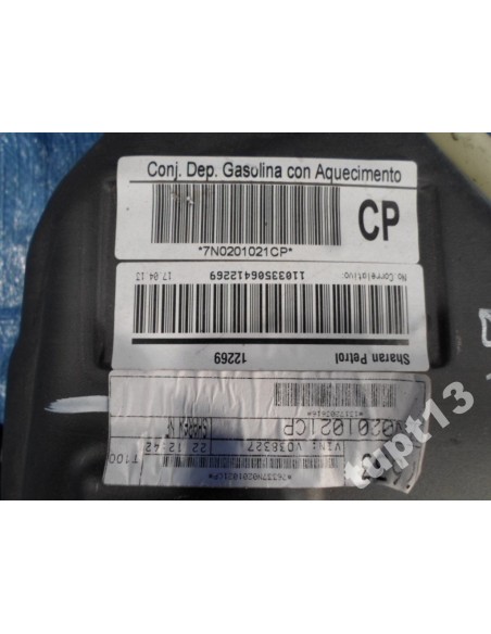 VW SHARAN 7N0 1.4TSI ZBIORNIK PALIWA BAK KOMPLETNY