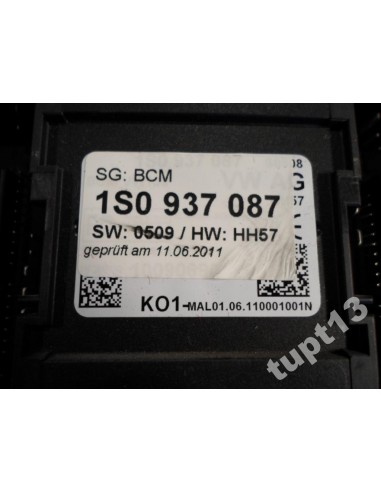 VW UP CITIGO SEAT MII MODUŁ KOMFORTU 1S0937087