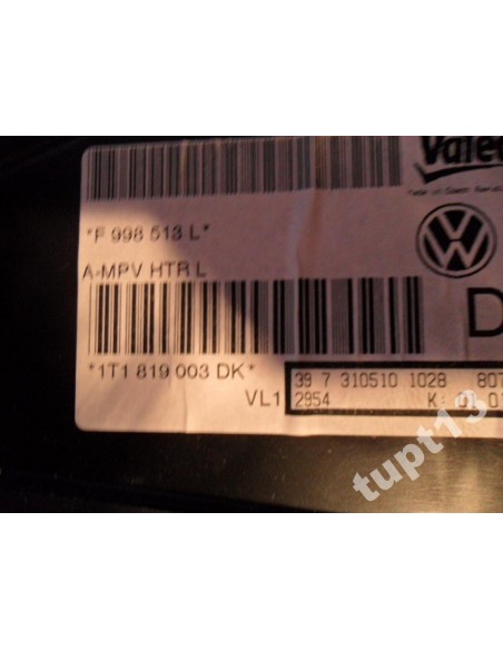 VW CADDY 2011-2012 R NAGRZEWNICA KOMPLETNA