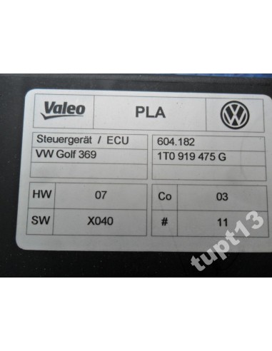 VW STEROWNIK MODUŁ PARKTRONIK 1T0 919 475 G