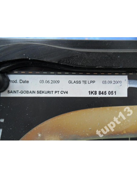 VW SCIROCCO 2009 R SZYBA TYLNA ORGINAŁ