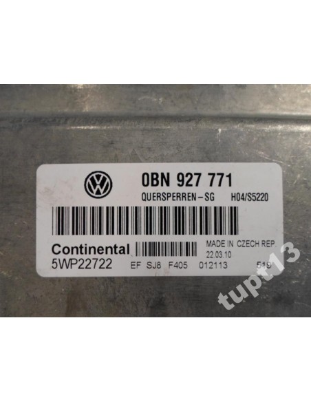 VW TOUAREG STEROWNIK BLOKADY NAPĘDÓW 0BN927771