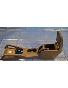 VW EOS TUNEL ŚRODKOWY PODŁOKIETNIK SKÓRA CZARNA