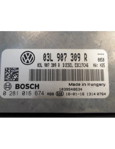 VW STEROWNIK KOMPUTER SILNIKA 03L907309R
