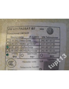 VW PASSAT B7 SEDAN PODSUFITKA 2