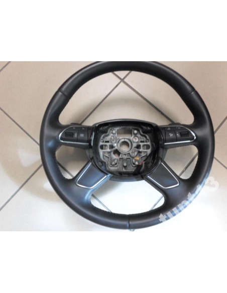 AUDI A8 4H0 2010-15R KIEROWNICA CZARNA SKÓRA