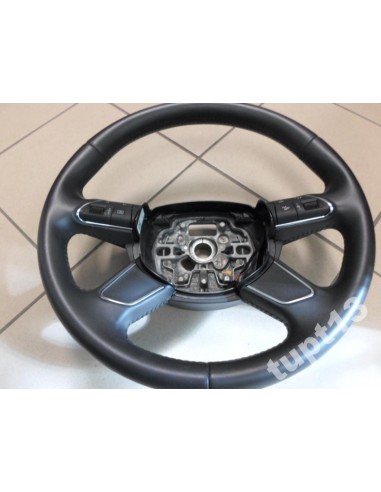 AUDI A8 4H0 2010-15R KIEROWNICA CZARNA SKÓRA