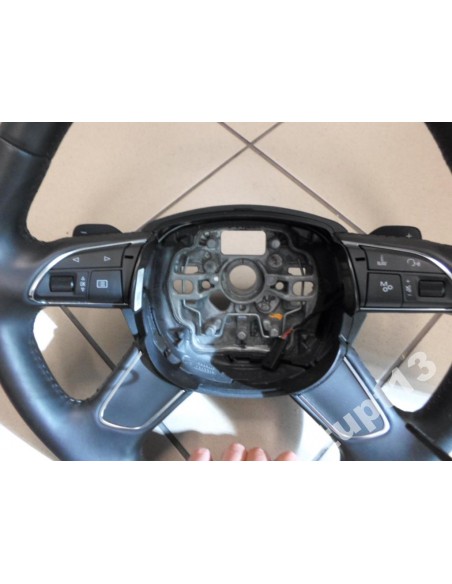 AUDI A8 4H0 2010-15R KIEROWNICA CZARNA SKÓRA