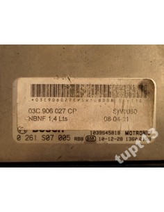 VW BEETLE 1.4 TSI DSG KOMPUTER SILNIKA 03C906027CP 2