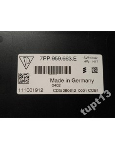 VW TOUAREG STEROWNIK MODUŁ NAPIĘCIA 7PP959663E 2