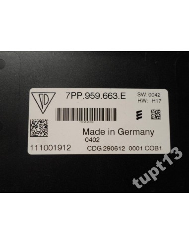 VW TOUAREG STEROWNIK MODUŁ NAPIĘCIA 7PP959663E