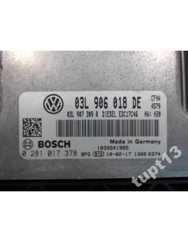 VW CADDY 2.0 TDI CFH KOMPUTER SILNIKA 03L906018DE