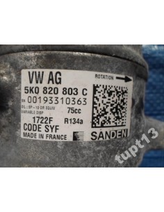 VW AUDI SEAT SPRĘŻARKA KLIMATYZACJI 5K0820803C 2