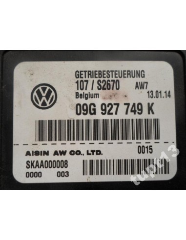 VW AUDI SEAT SKODA STEROWNIK SKRZYNI 09G927749K