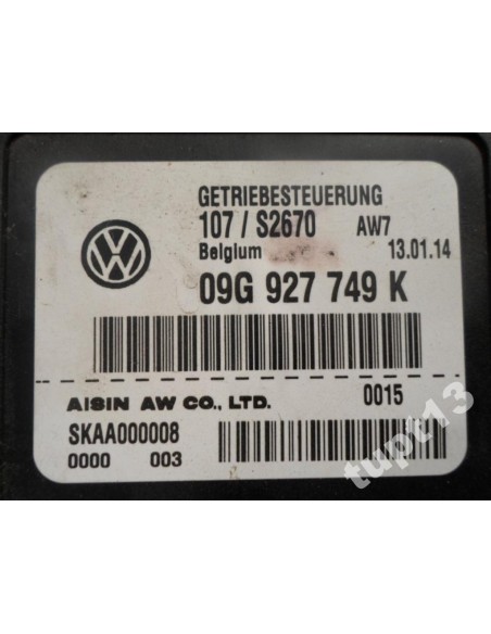 VW AUDI SEAT SKODA STEROWNIK SKRZYNI 09G927749K