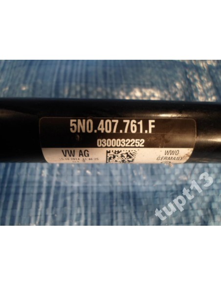 VW TIGUAN FL PÓŁOŚ KOMPLETNA 5N0407761F