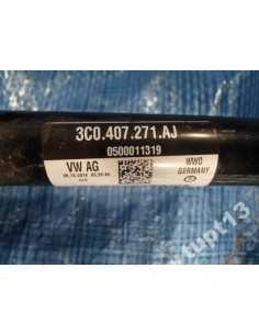 VW AUDI SEAT SKODA PÓŁOŚ KOMPLETNA 3C0407271AJ 2