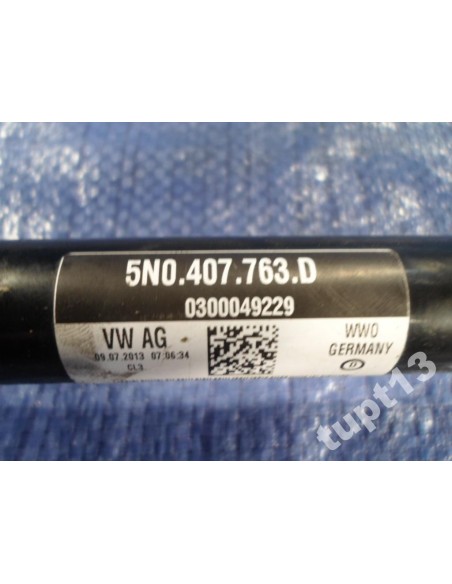 VW AUDI SEAT SKODA PÓŁOŚ KOMPLETNA 5N0407763D