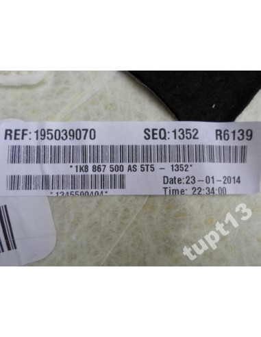 VW SCIROCCO FL PODSUFITKA SZARA