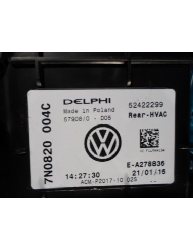 SHARAN ALHAMBRA 7N0 NAGRZEWNICA TYŁ 7N0820004C