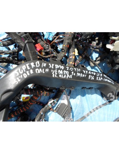 SKODA SUPERB III WIĄZKA ELEKTRYCZNA WNĘTRZA