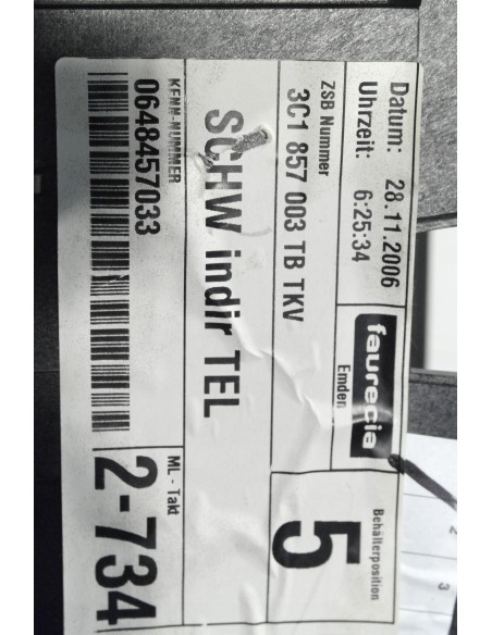 VW PASSAT B6 DESKA ROZDZIELCZA KONSOLA 3C1857003