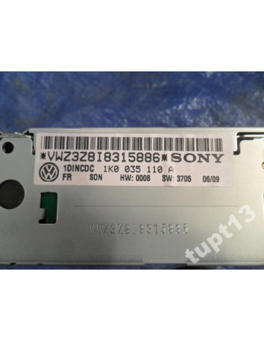 VW ZMIENIARKA CD SONY 1K0035110A